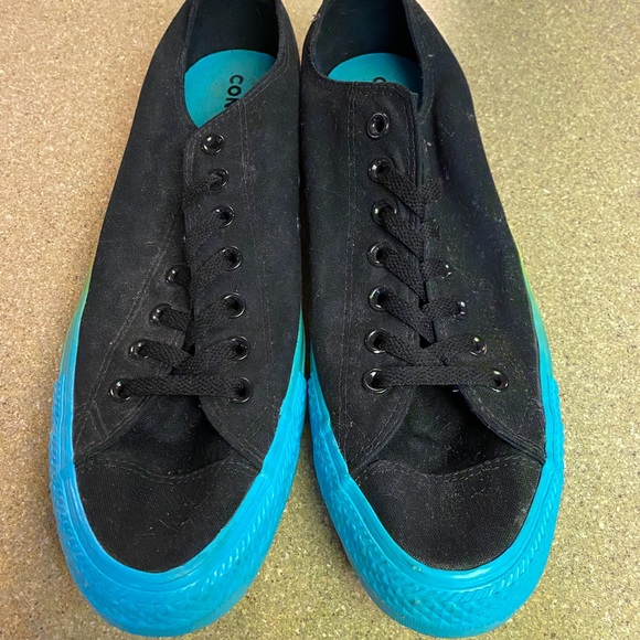 Converse Chuck Taylor All Star Black and Rainbow Size 11.5 Mens - Picture 3 of 3